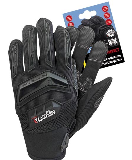 Перчатки стрелковые Mechanix Impact Black р. 9 L — фото 1