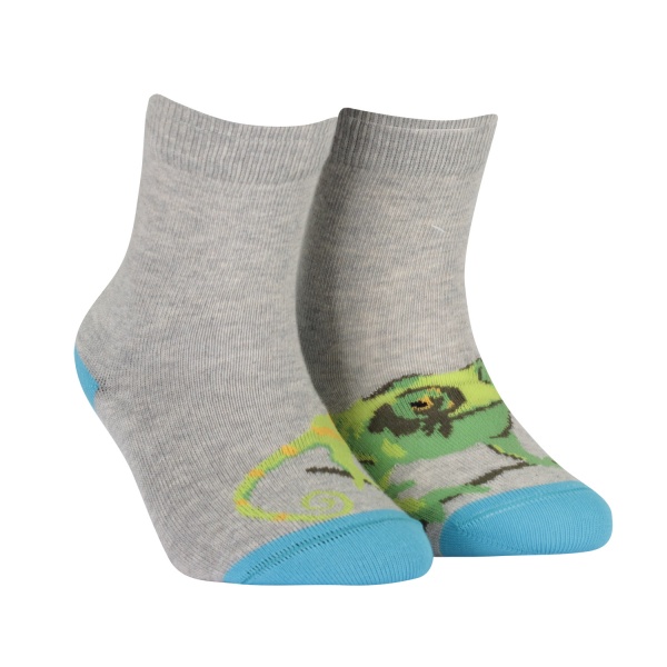 Шкарпетки для хлопчиків Wola W34.01P 309 р. 27-29 світло-сірий 