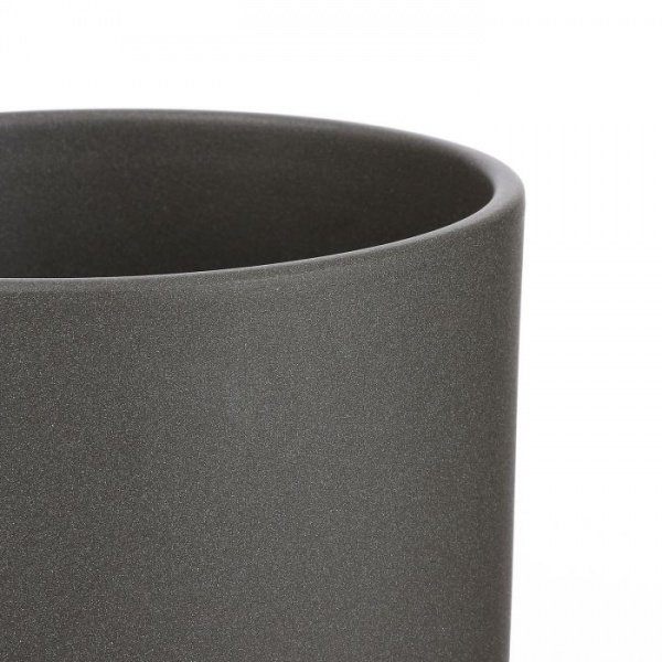 Вазон керамічний Edelman Era 28 см круглий 14,2 л пісочний/темно-сірий (1035850) 