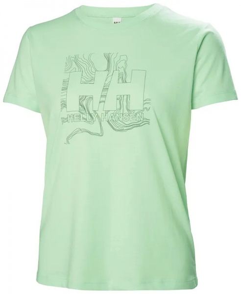 Футболка Helly Hansen W HH TECH LOGO T-SHIRT 63192-419 р.L зелений