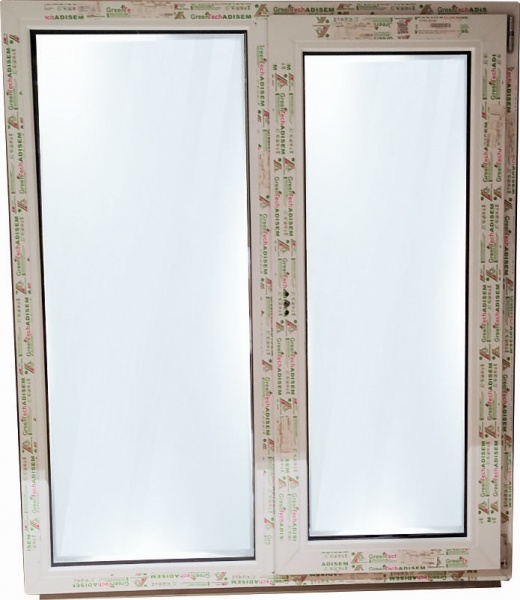 Вікно поворотно-відкидне GreenTech 60 1300x1400 мм праве 