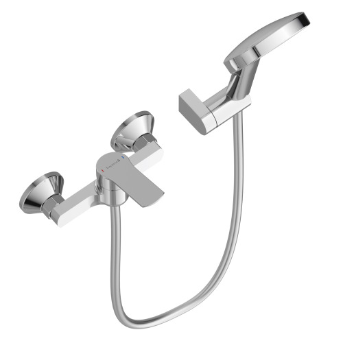 Смеситель для душа Imprese LESNA, з душовым гарнитуром, хром