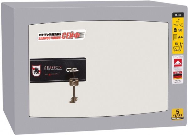 Сейф взломостойкий Griffon Н.30.K 