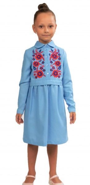 Сукня Едельвіка 140 синій 168-19/00 