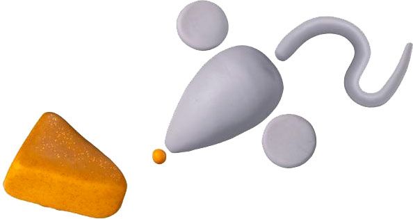 Набір пластики Fimo Веселе мишеня 2 кольори 42 г 