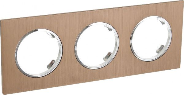 Рамка тримісна HausMark Bela антична бронза SNG-FRM.RD20G3-AB