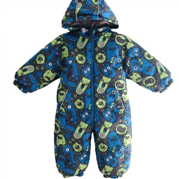 Комбінезон Мята Монстрики сірий р.92 84 