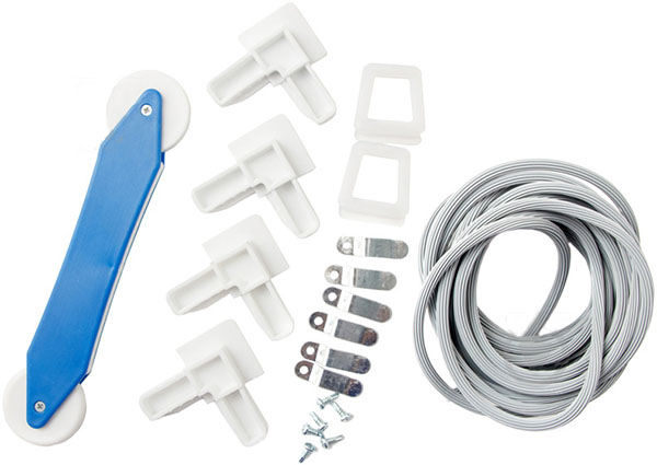 Сетка москитная на окна / на балкон вставная Vektor макс. р-р до 750х1500 мм белый