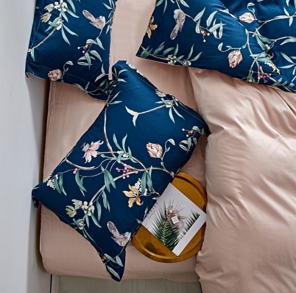 Комплект постельного белья семейный Y20992M синий Word of Dream