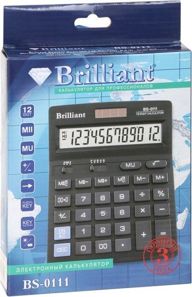 Калькулятор BS-0111 професійний Brilliant