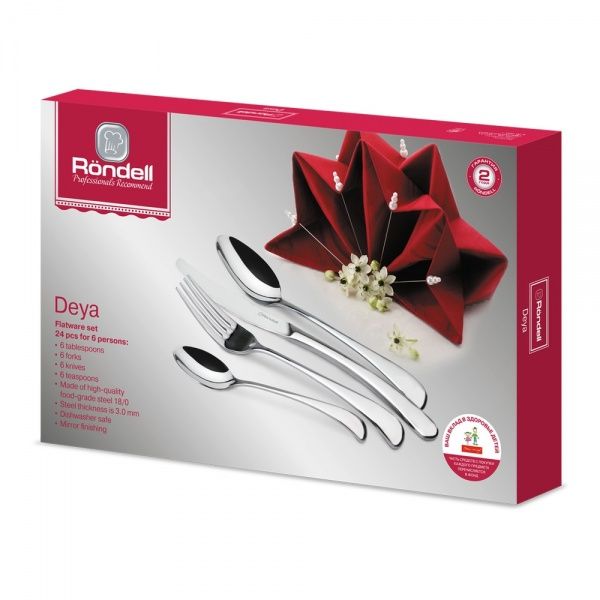 Набор столовых приборов Deya 24 предмета RD-488 Rondell