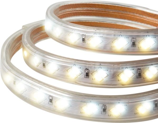 Лента светодиодная Светкомплект 5730-120 Led 3000-6000 К 14,4 Вт IP65 220 В от тепло-белого до холодно-белого 