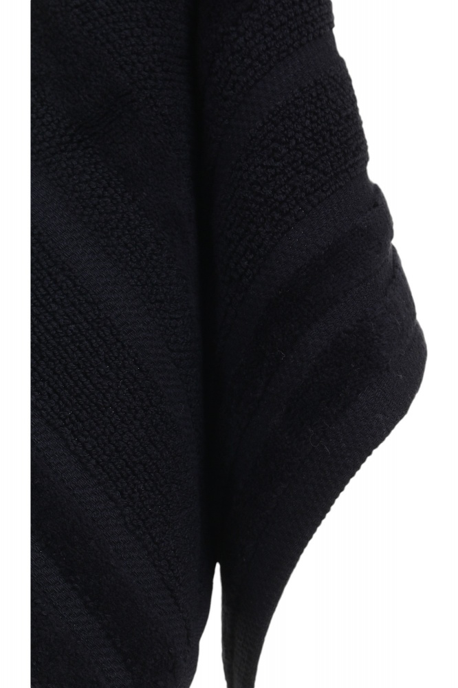 Рушник махровий Tabby 30x50 см чорний La Nuit