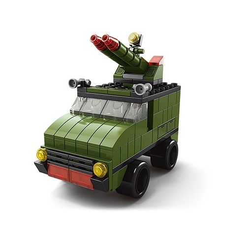 Конструктор SHANTOU YISHENG Бронемашина 1000 деталей K8857-4