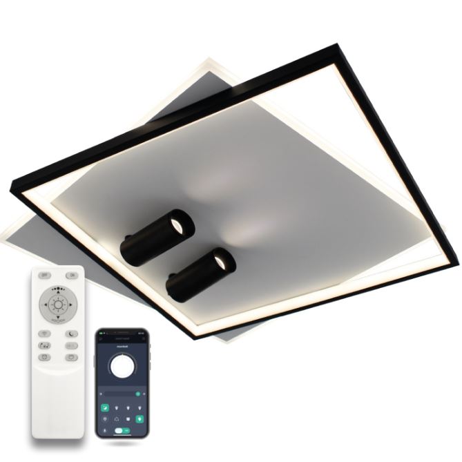 Люстра светодиодная Luminaria 4x100 Вт LED-модуль бело-черный GEOMETRIA DOWNLIGHT 100W 2S