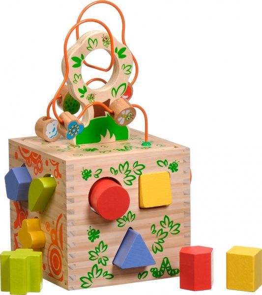 Сортер Іграшки з дерева Логічний кубик Д014