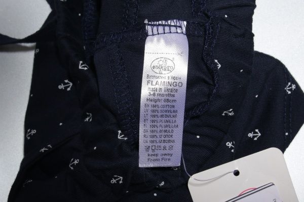 Шорти для хлопчиків Фламінго р.68 темно-синій 641-125-9 