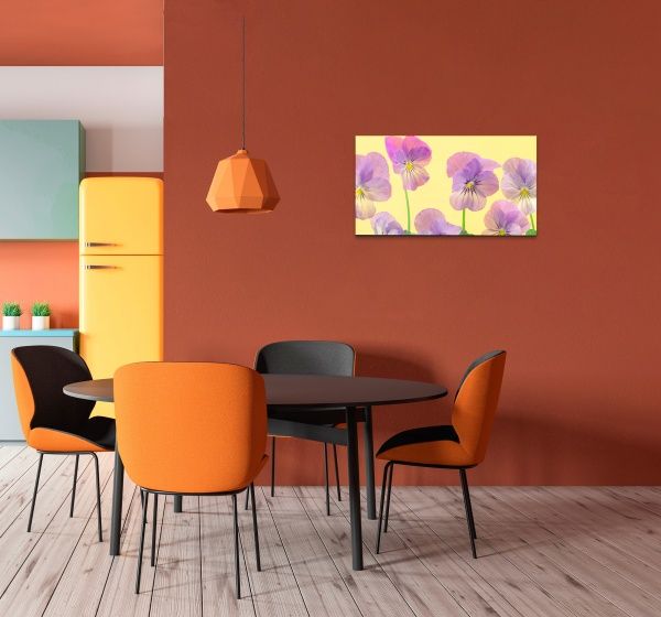 Репродукция AF20111108 Violets 018C02 28x50 см RozenfeldArt 