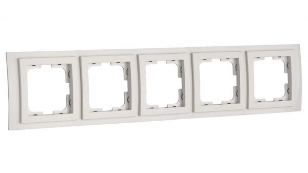 Рамка п'ятимісна Mono Larissa універсальна крем 103-171700-164