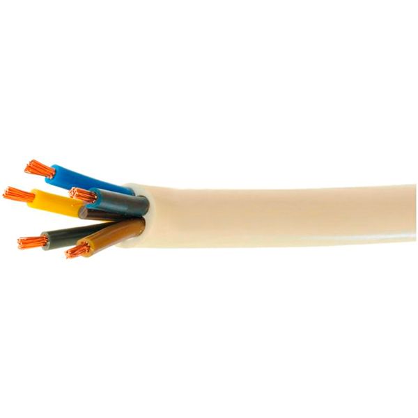 Кабель силовий багатожильний Елкор ПВС 5х2,5 мідь 