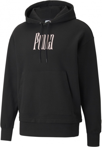 Джемпер Puma Downtown Graphic Hoodie TR 53159401 р. XL черный