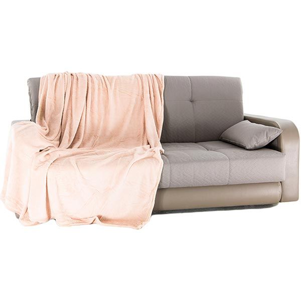 Плед микрофибра Underprice бежевый 200x220 см 50938415