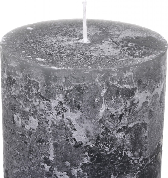 Свеча С10 10х25 см сине-серый Candy Light