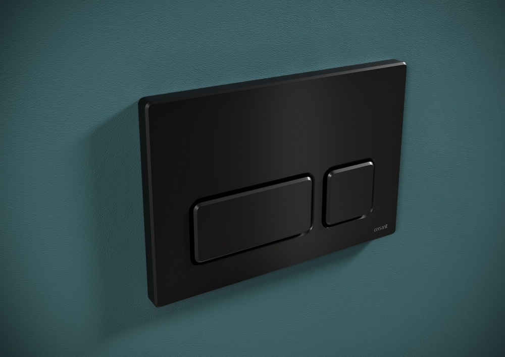 Клавиша для инсталляции Cersanit BLOCK черный мат K97-455