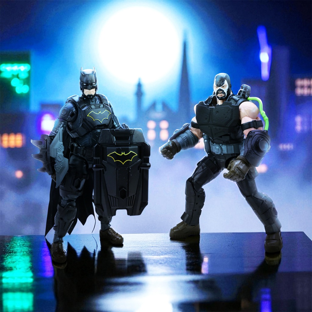 Фигурка DC Batman vs Bane 30 см, с аксессуарами, в коробке 30,5*6,5*31,5 см 6069225