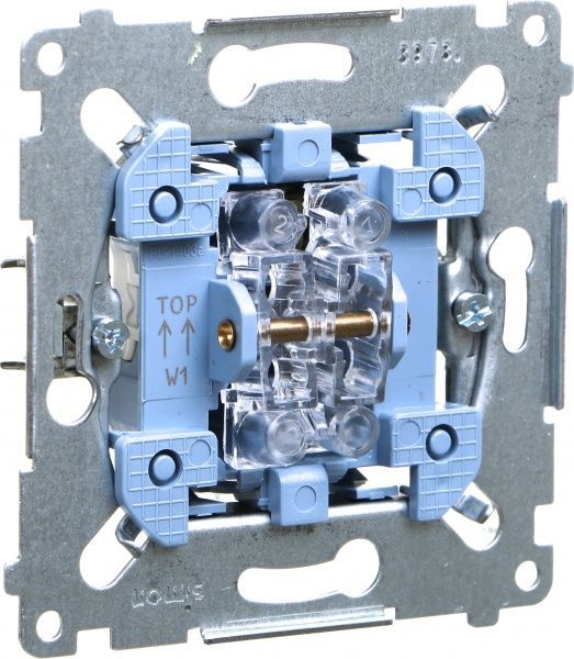 Механизм выключателя одноклавишный Simon 54 без подсветки 10 А 250В SW1M