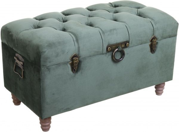 Сундук-пуф Shic B изумрудный, 82,5х42х47 см велюр 