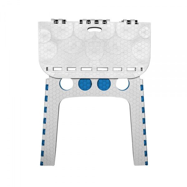 Стол раскладной Stark 50 см серый с синим