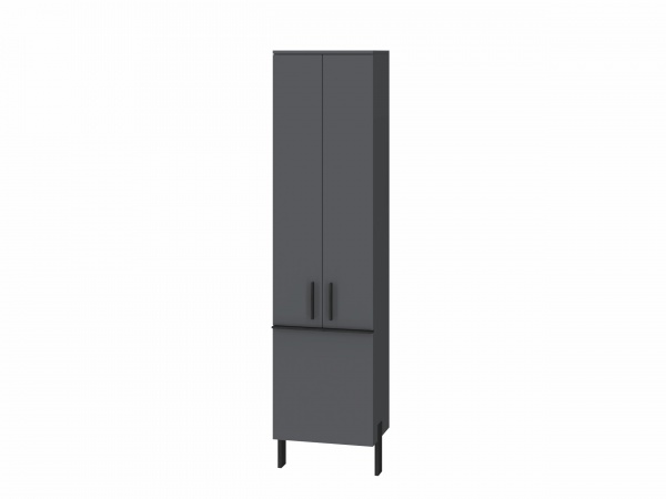 Пенал для ванной комнаты ЮВЕНТА Manhattan MhP-170 серый