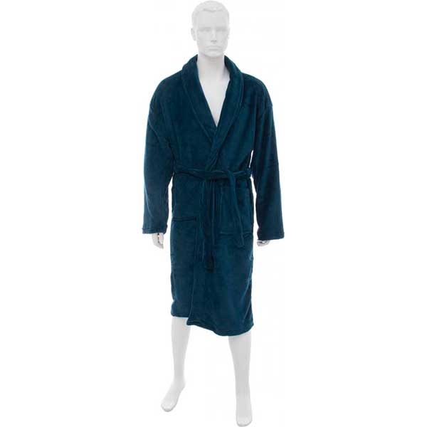 Халат мужской La Nuit Solid синий L