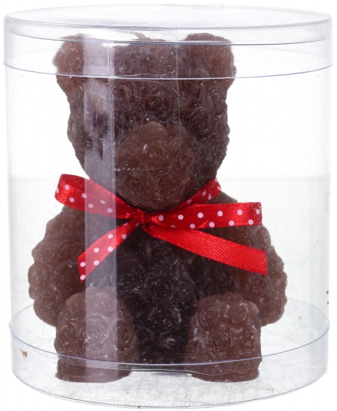 Свеча декоративная Медвежонок 90 мм 140 г в ассортименте Pako-If