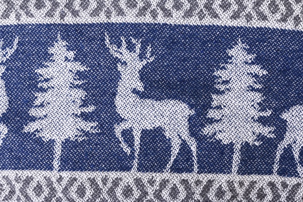 Плед Валенсія NY Winter Forest 140x200 см синій із білим Vladi 