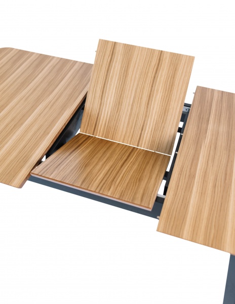 Стол PAVLYK Марсель 1150х750+380 мм бук/черный 