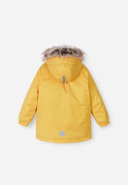 Куртка-парка унисекс Lassie by Reima Sachka 2150 р.140 желтый 7100005A 