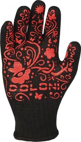Рукавички Doloni з покриттям ПВХ крапка L (9) 711