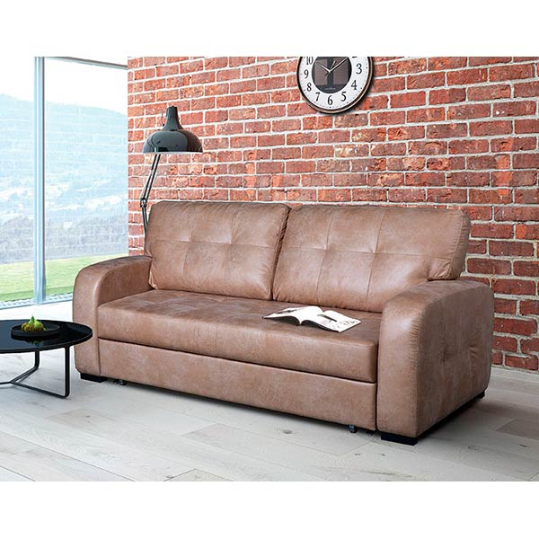 Диван прямой Норман-Д3 Fibril-7 2040x1100x950 мм серый