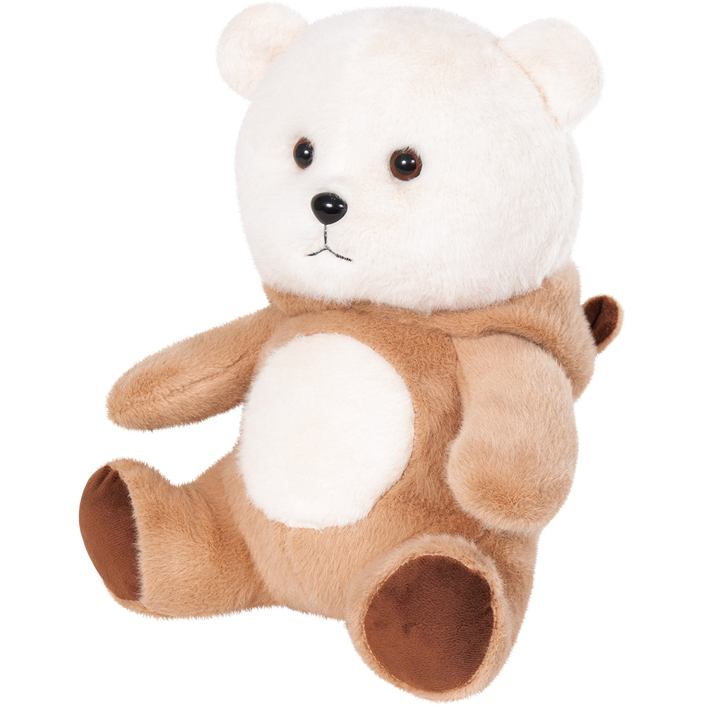 Мягкая игрушка Stip Медведь-Капибара 28 см бело-бежевый
