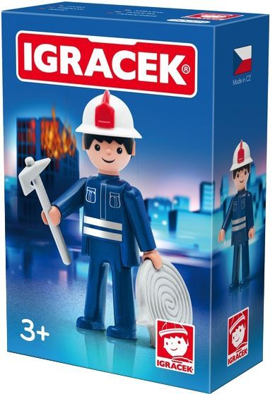 Фигурка Igracek Пожарник и аксессуары 