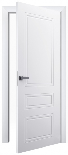 Дверне полотно Dverona Fresato №703 ПГ 900 мм білий 