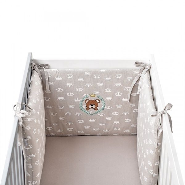 Бортик захисний у ліжечко 42х198 см IDEIA бежевий 800013737 