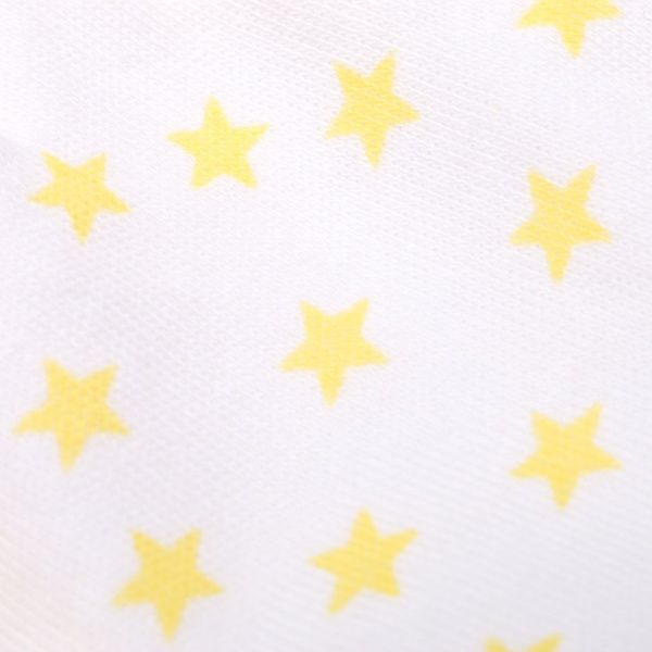 Перчатки Bambinelli 0-3 месяца желтая звездочка белый с желтым 