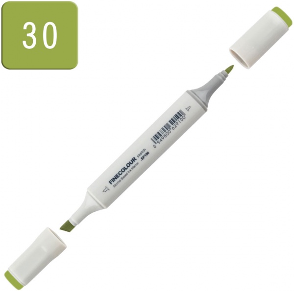 Маркер спиртовий FINECOLOUR Sketch EF100-30 оливковий 