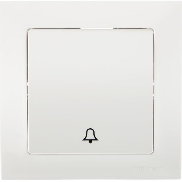 Кнопка звонка Mutlusan Candela белая