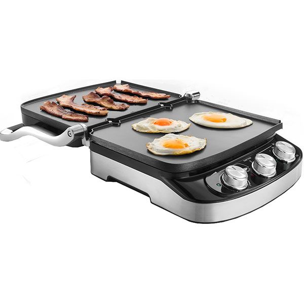 Контактный гриль Delonghi CGH 912 Steel BK