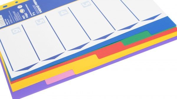 Разделитель E30806 А4 6 шт Economix