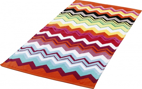 Полотенце пляжное Rainbow Stripes 71x147 см разноцветный Luna 